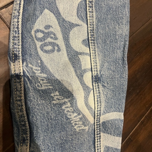 Lucky Brand Coca Cola Denim Trucker Jean Jacket Size Mens Small (U2) - Picture 7 of 9